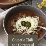 Pinterest Pin for Chipotle Chili 30 minute Recipe