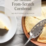 Easy 30-Minute From-Scratch Cornbread Recipe No Buttermilk Needed