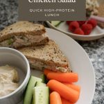 Easy canned chicken salad for a quick high-protein lunch