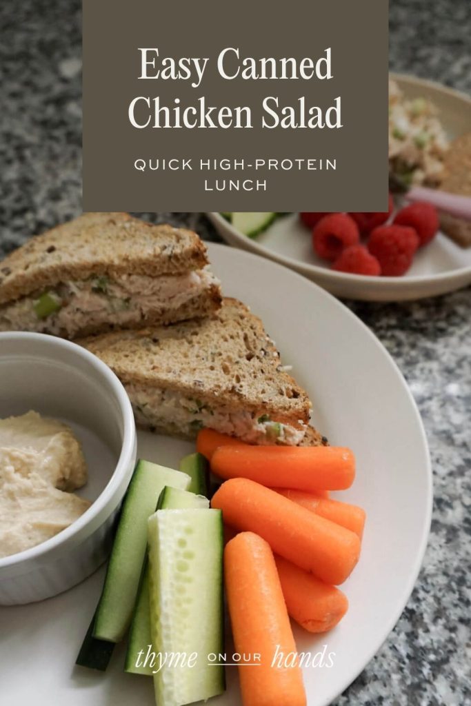 Easy canned chicken salad for a quick high-protein lunch