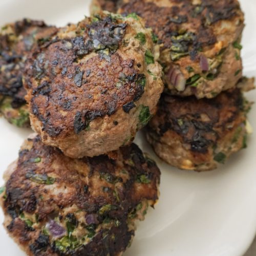 Turkey burger meal prep lunch idea