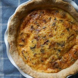 Simple quiche with homemade crust WP recipe image