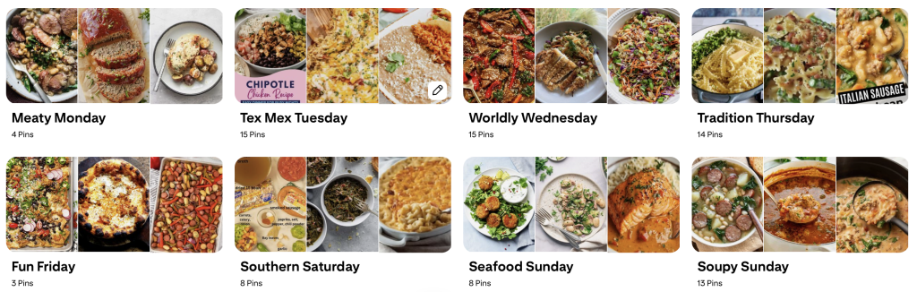How to use Pinterest to meal plan