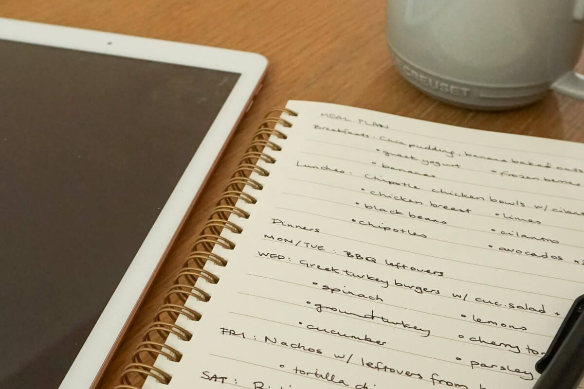 A simple meal planning routine for busy moms who cook from scratch