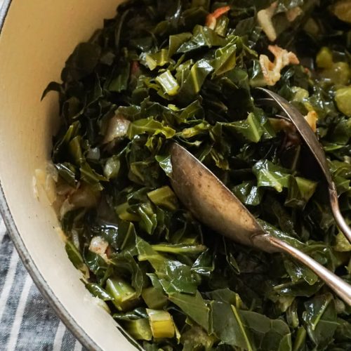 quick collard greens recipe with bacon